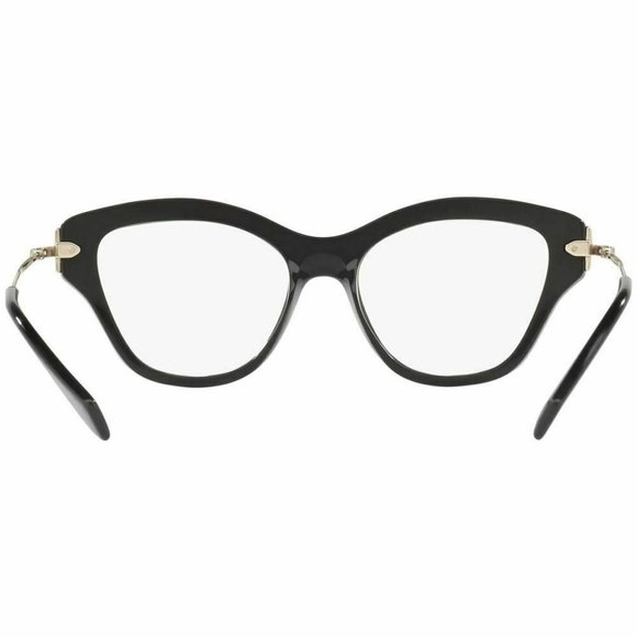 Miu Miu Cat Eye Eyeglasses Black W/Demo Lens - Picture 4 of 5